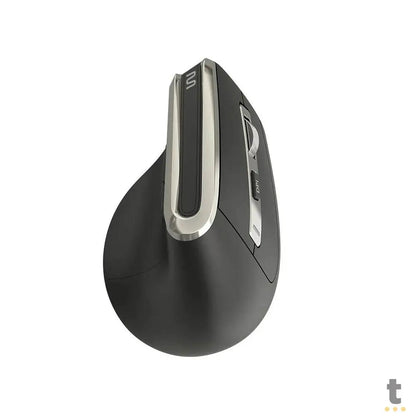 Mouse Sem Fio Ergonomico Multi 3200Dpi Ajustável 6 Botões Preto - MO382 Truedata