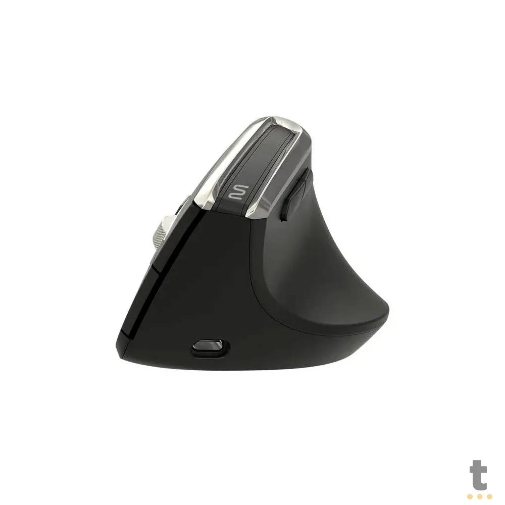 Mouse Sem Fio Ergonomico Multi 3200Dpi Ajustável 6 Botões Preto - MO382 Truedata