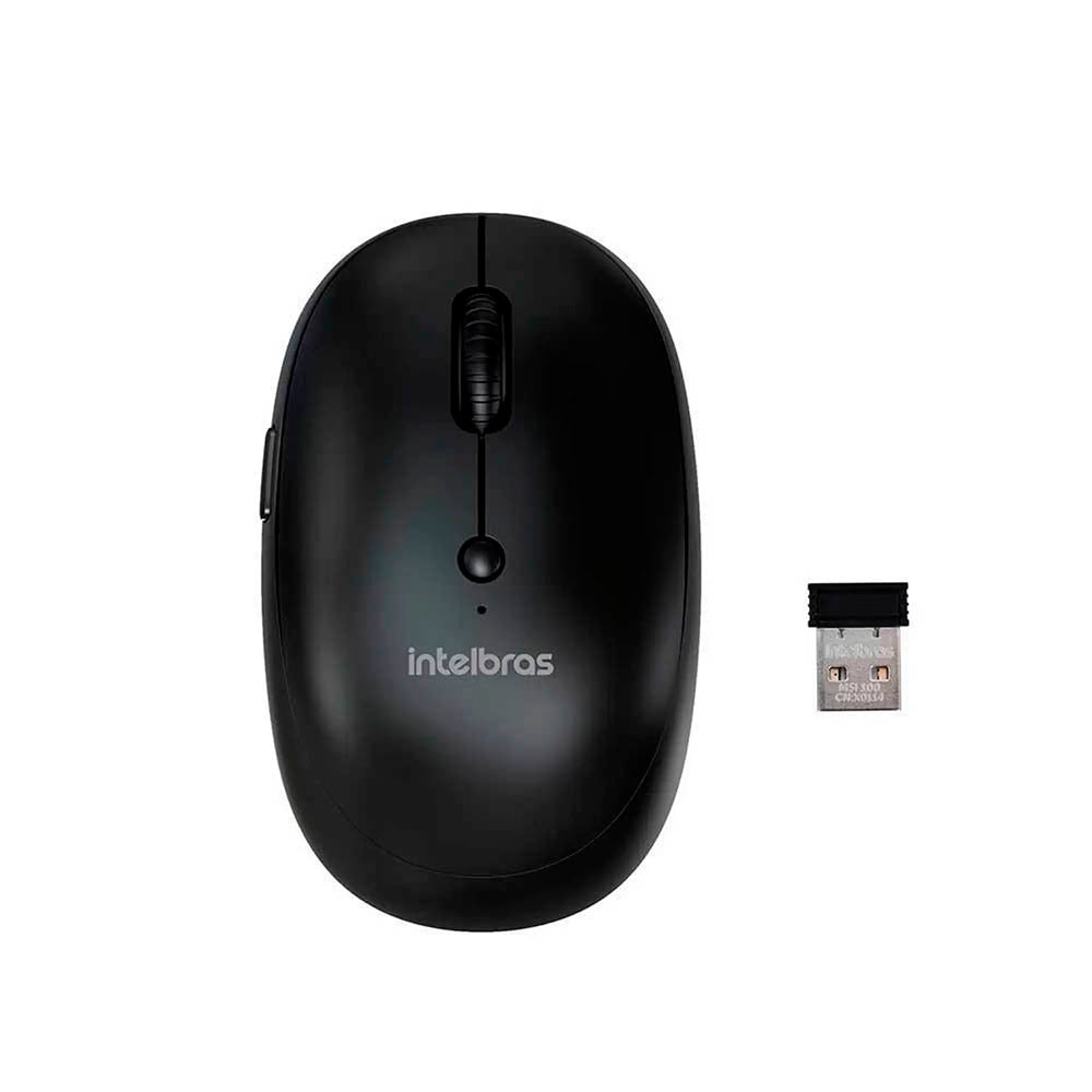 Mouse Sem Fio Intelbras MSI100 Preto - 4290008 Truedata