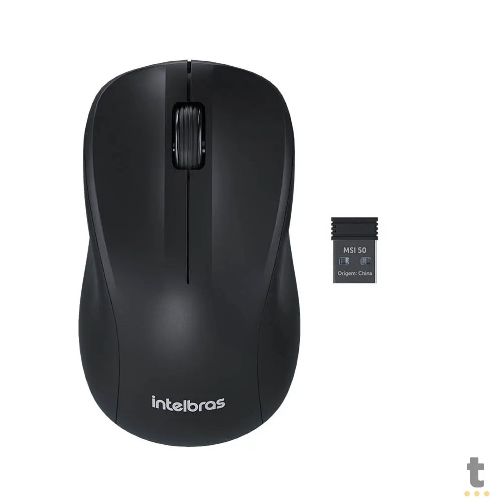 Mouse Sem Fio Intelbras MSI50 Preto - 4290009 Truedata