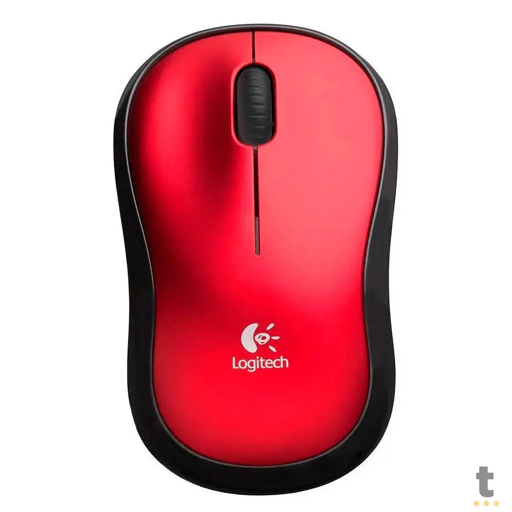 Mouse Sem Fio Logitech M185 Vermelho - 910-003635 Truedata