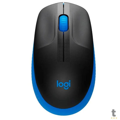 Mouse Sem Fio Logitech M190 Azul / Preto - 910-005903 Truedata