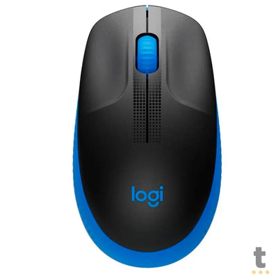 Mouse Sem Fio Logitech M190 Azul / Preto - 910-005903