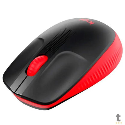 Mouse Sem Fio Logitech M190 Vermelho / Preto - 910-005904 Truedata