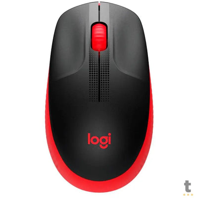 Mouse Sem Fio Logitech M190 Vermelho / Preto - 910-005904