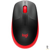 Mouse Sem Fio Logitech M190 Vermelho / Preto - 910-005904 Truedata