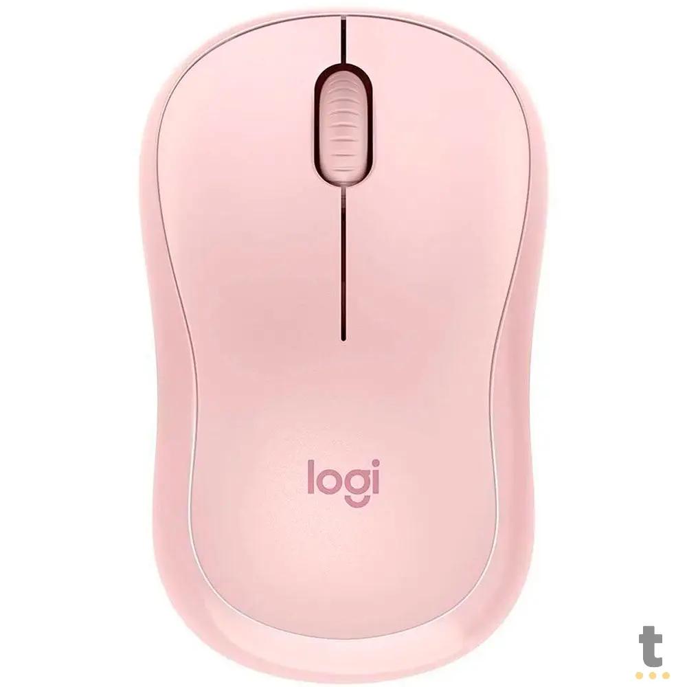 Mouse Sem Fio Logitech M220 Silent Rosa - 910-006126 Truedata