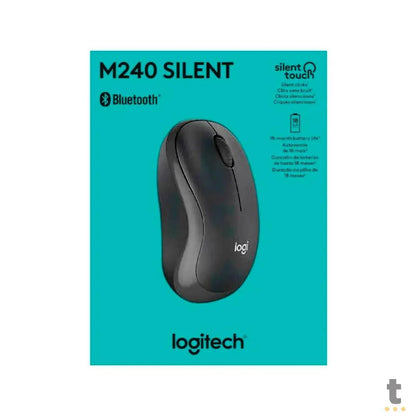 Mouse Sem Fio Logitech M240 Bluetooth Silent Grafite - 910-007113 Truedata