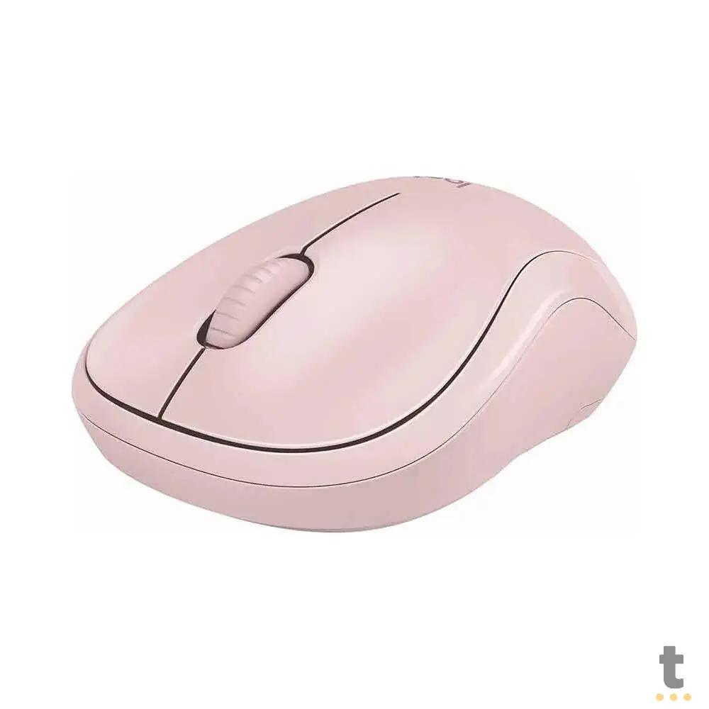 Mouse Sem Fio Logitech M240 Bluetooth Silent Rosa - 910-007117 Truedata