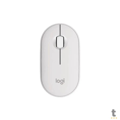 Mouse Sem Fio Logitech M350s Silent Bluetooth Branco - 910-007047 Truedata