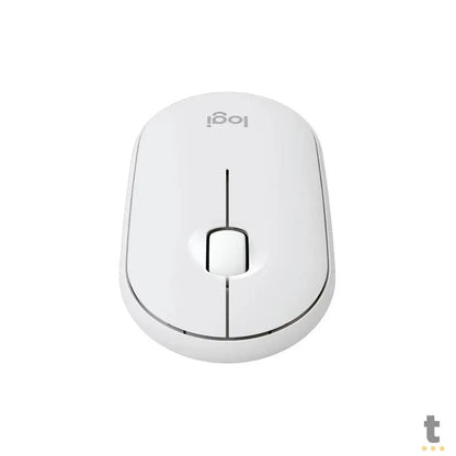 Mouse Sem Fio Logitech M350s Silent Bluetooth Branco - 910-007047 Truedata