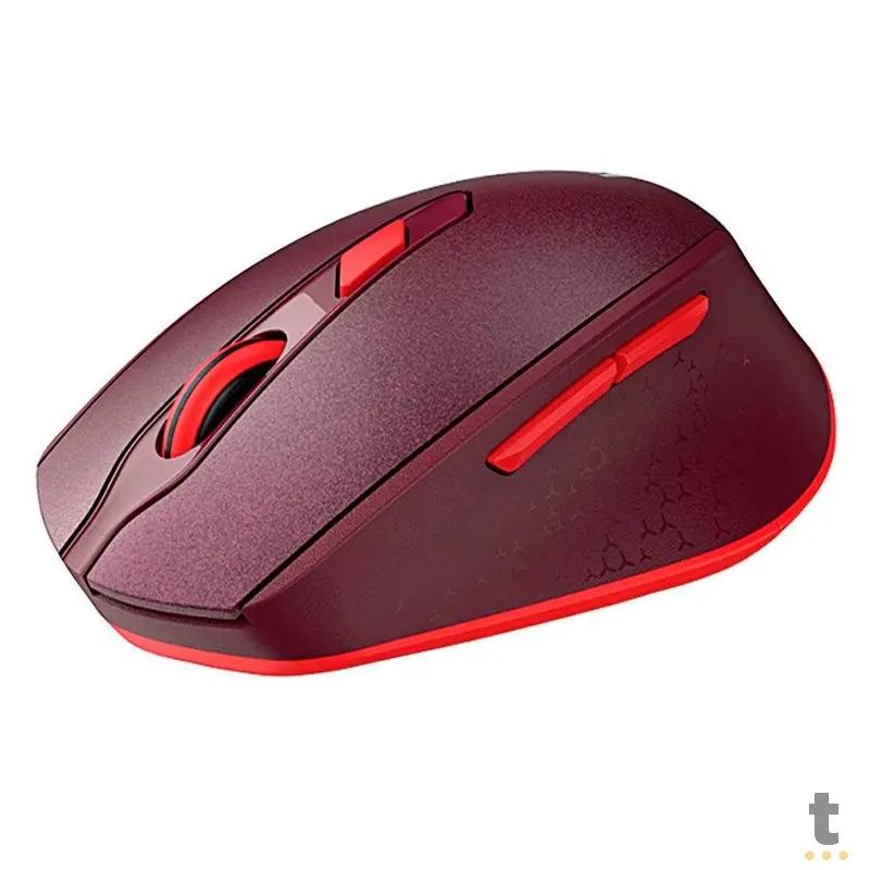 Mouse Sem Fio Maxprint High Concept 1600Dpi Vinho - 6014462 Truedata