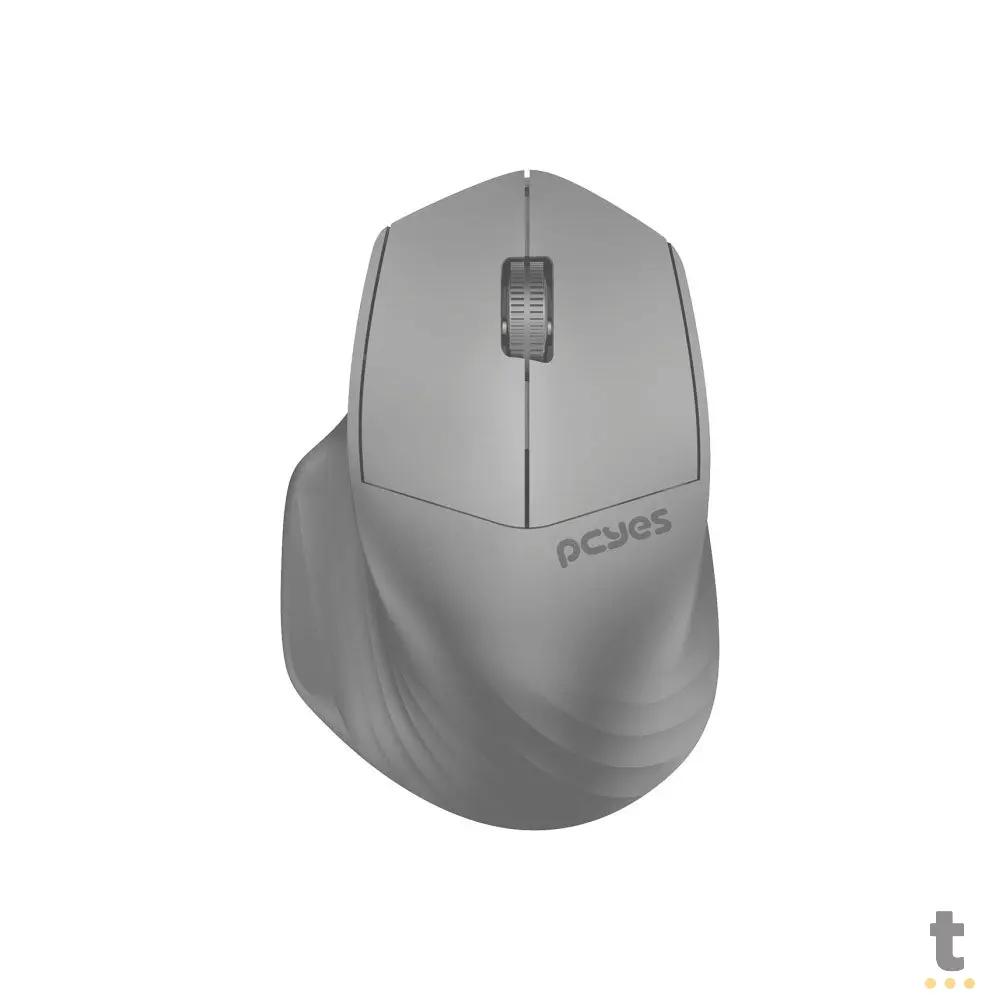 Mouse Sem Fio Multi Device (Wireless / Bluetooth) PCYes Dash Silent Click 1500Dpi Cinza - PMDWMDSCG Truedata