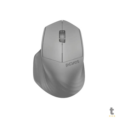 Mouse Sem Fio Multi Device (Wireless / Bluetooth) PCYes Dash Silent Click 1500Dpi Cinza - PMDWMDSCG Truedata
