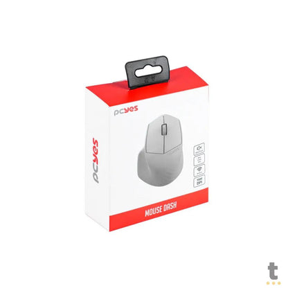 Mouse Sem Fio Multi Device (Wireless / Bluetooth) PCYes Dash Silent Click 1500Dpi Cinza - PMDWMDSCG Truedata