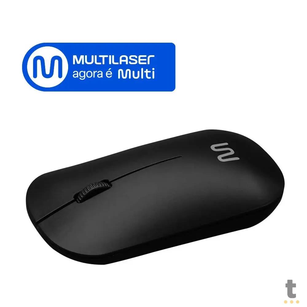 Mouse Sem Fio Multilaser Mo307 Preto 1200dpi Truedata