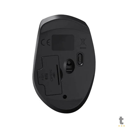 Mouse Sem Fio Multilaser Mo381 Clique Silencioso Preto 1600dpi Truedata