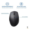 Mouse Sem Fio Multilaser Mo381 Clique Silencioso Preto 1600dpi Truedata