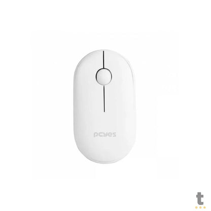 Mouse Sem Fio PCYes College Silent Click 1600Dpi Branco - PMCWMDSCW Truedata