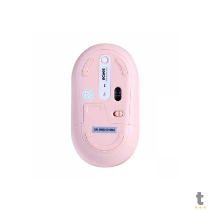 Mouse Sem Fio PCYes College Silent Click 1600Dpi Rosa - PMCWMDSCP Truedata