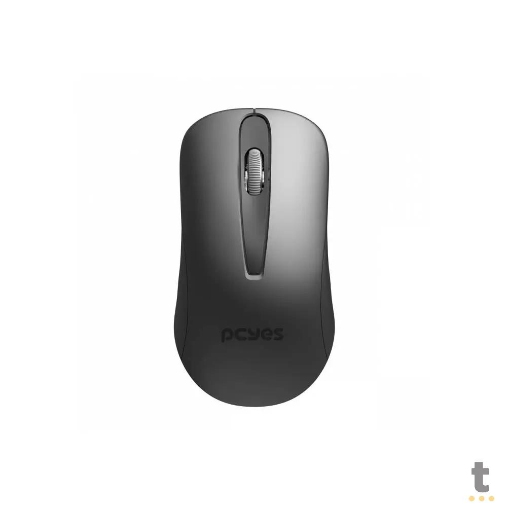 Mouse Sem Fio PCYes Comfort 1200Dpi Wireless Preto - PMOC12W Truedata