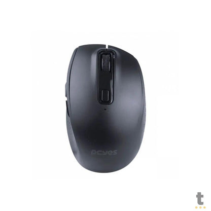 Mouse Sem Fio Recarregável PCYes REC100 Silent Click 1800Dpi Preto - PMRWMDSCB Truedata