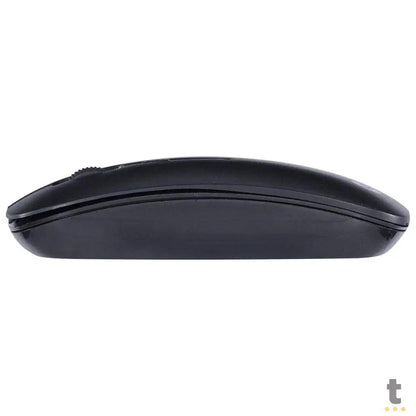 Mouse Sem Fio Wireless Dynamik Flat Vinik Preto 2.4Ghz 1200dpi Usb - DM100 Truedata