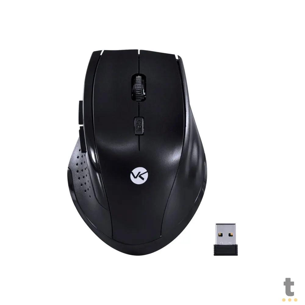 Mouse Sem Fio Wireless Ergo Vinik Preto 2.4Ghz 1200dpi Usb - DM110 Truedata