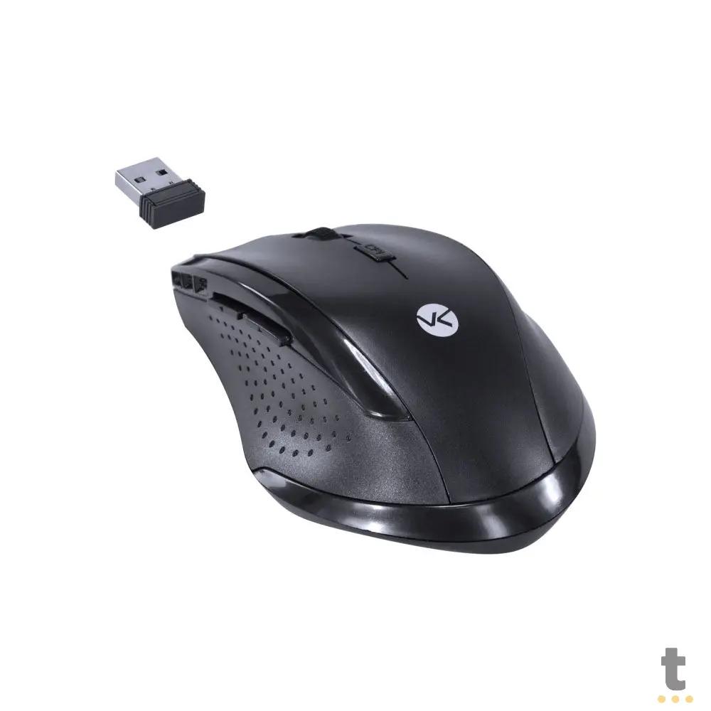 Mouse Sem Fio Wireless Ergo Vinik Preto 2.4Ghz 1200dpi Usb - DM110 Truedata
