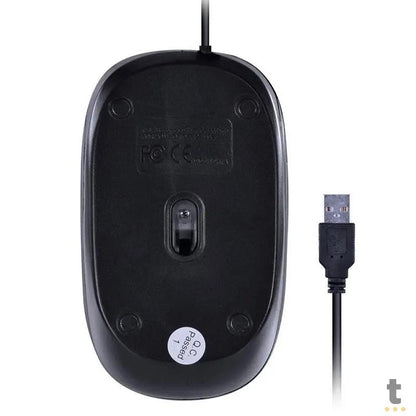 Mouse USB Dynamic Color 1200DPI 1.8m Preto Vinik - DM130 Truedata