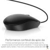 Mouse Usb Com Fio Preto Dell 1000 Dpi - MS116 Truedata