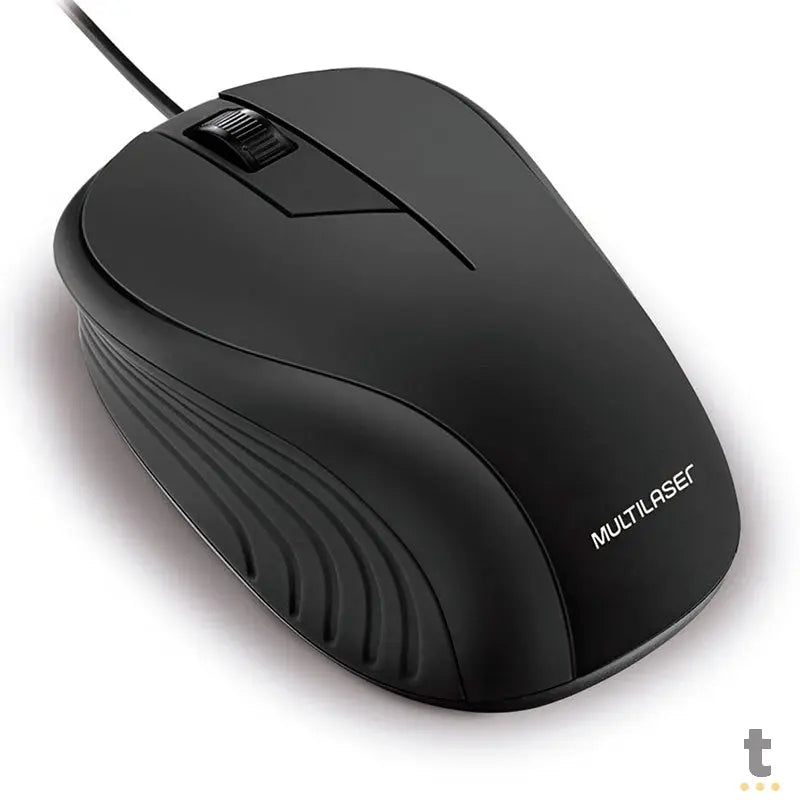 Mouse Usb Emborrachado Preto Multilaser Mo222 Truedata