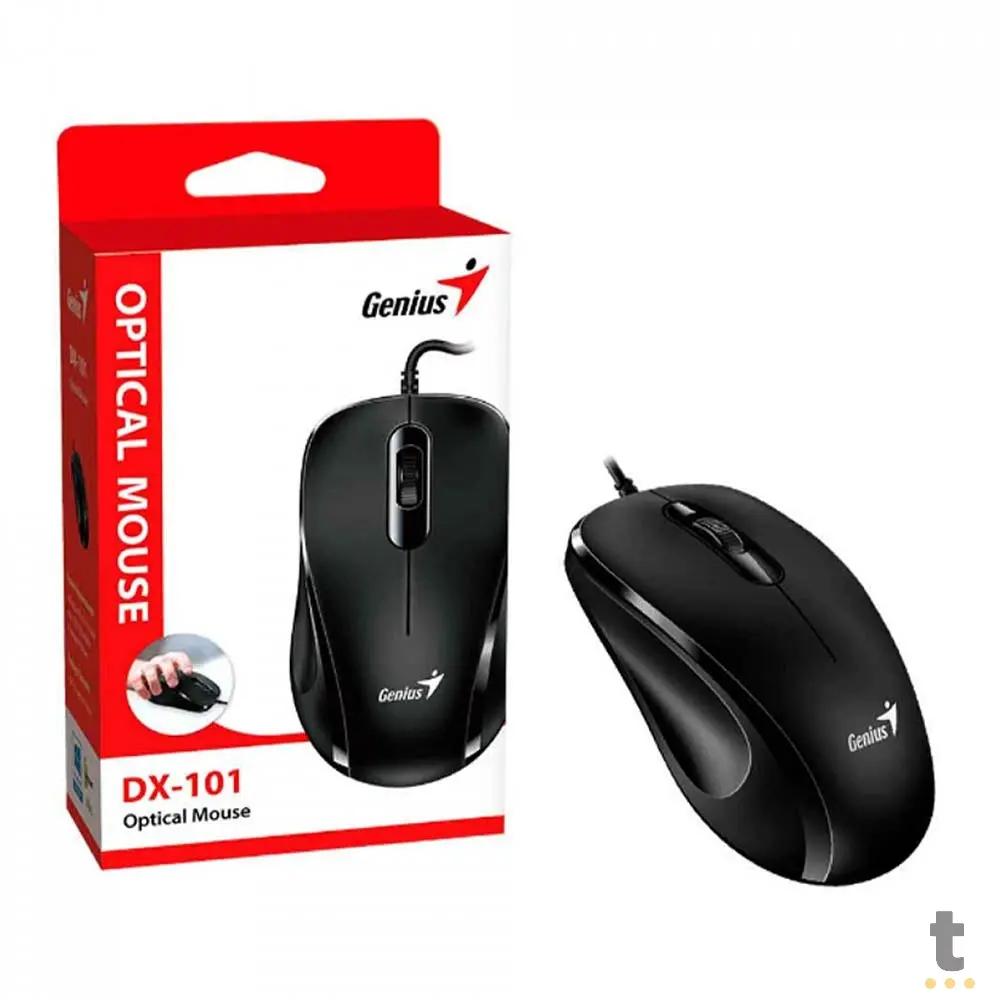 Mouse Usb Genius Dx-101 Preto 1200 Dpi - 31010026400 Truedata