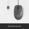 Mouse Usb Logitech M100 Cinza 910-001601 Truedata