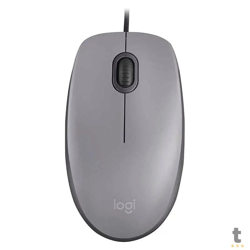 Mouse Usb Logitech M110 Silencioso Cinza - 910-005494 Truedata