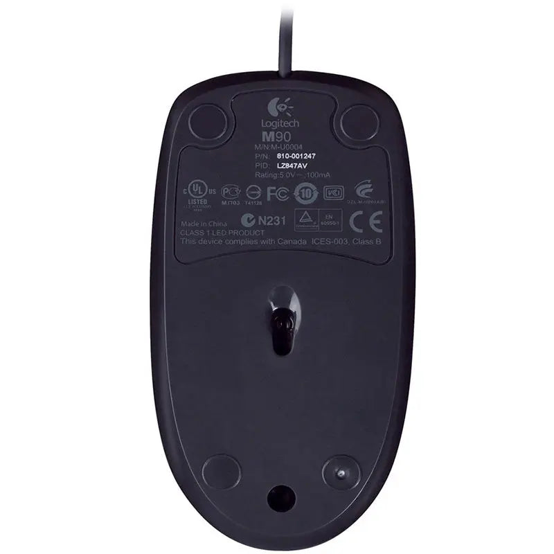 Mouse Usb Logitech M90 Preto Piano 910-004053 Truedata