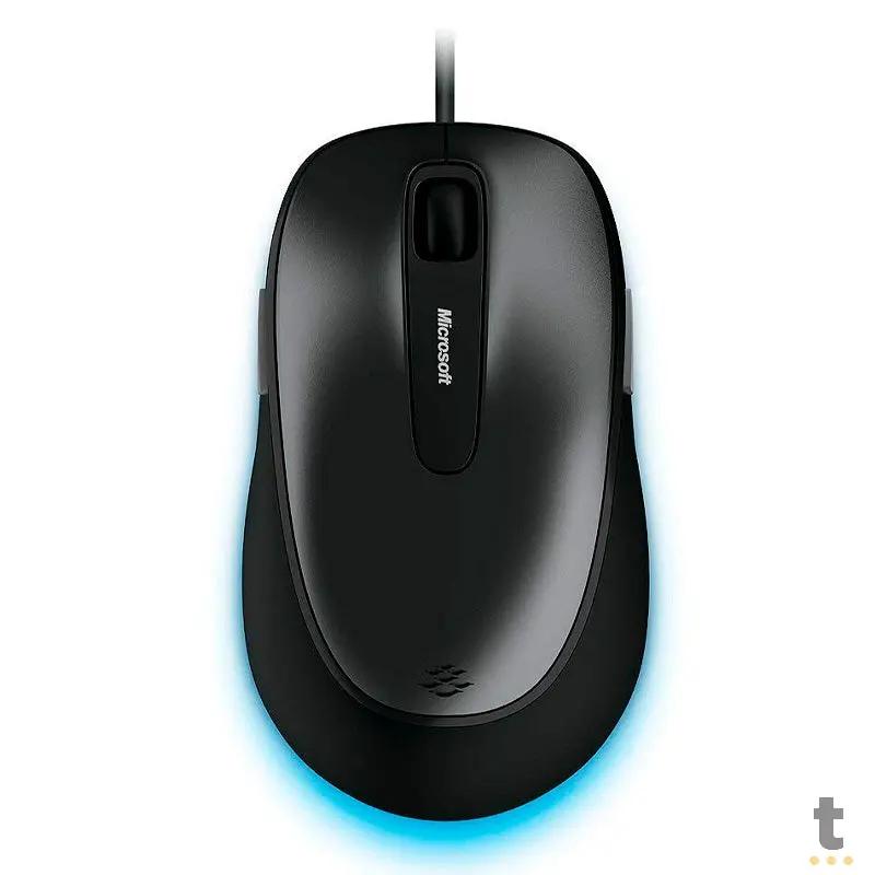Mouse Usb Microsoft Comfort 4500 5 Botoes Preto/Cinza 4fd00025 Truedata