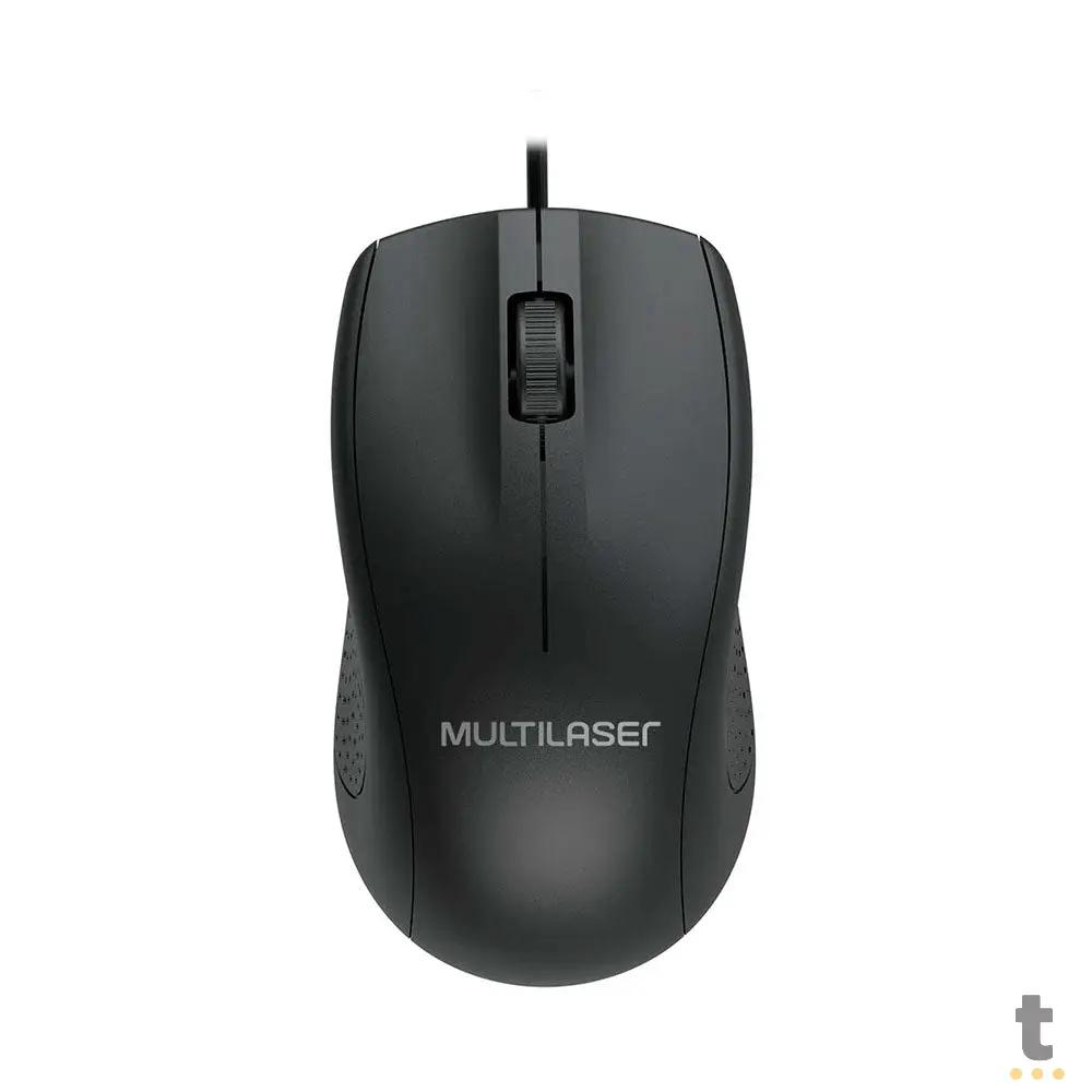 Mouse Usb Multilaser 1200DPI Preto - MO308 Truedata