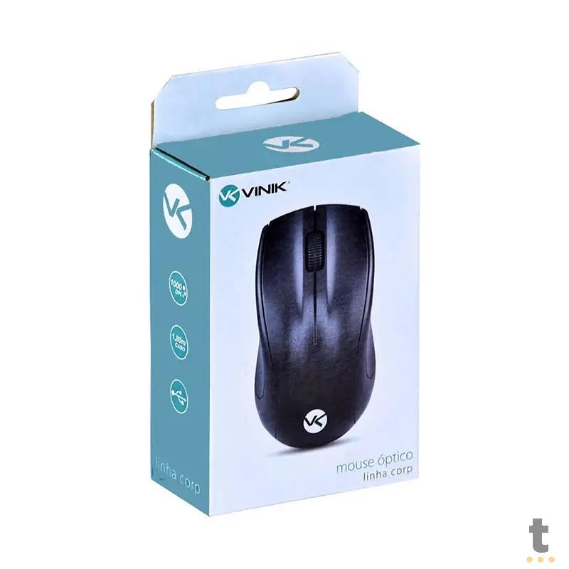 Mouse Usb Vinik 1000DPI 1.8m Preto - CM100 Truedata