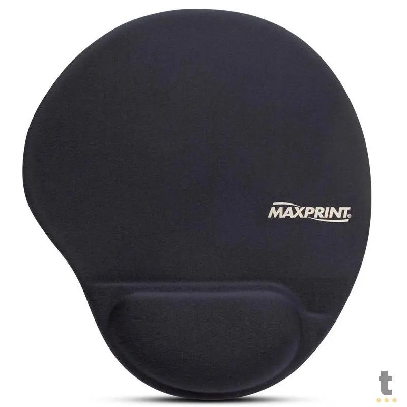 Mousepad Com Apoio De Pulso Ergonômico Em Gel Cor Preto Maxprint - 604484 Truedata