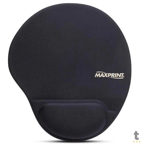 Mousepad Com Apoio De Pulso Ergonômico Em Gel Cor Preto Maxprint - 604484