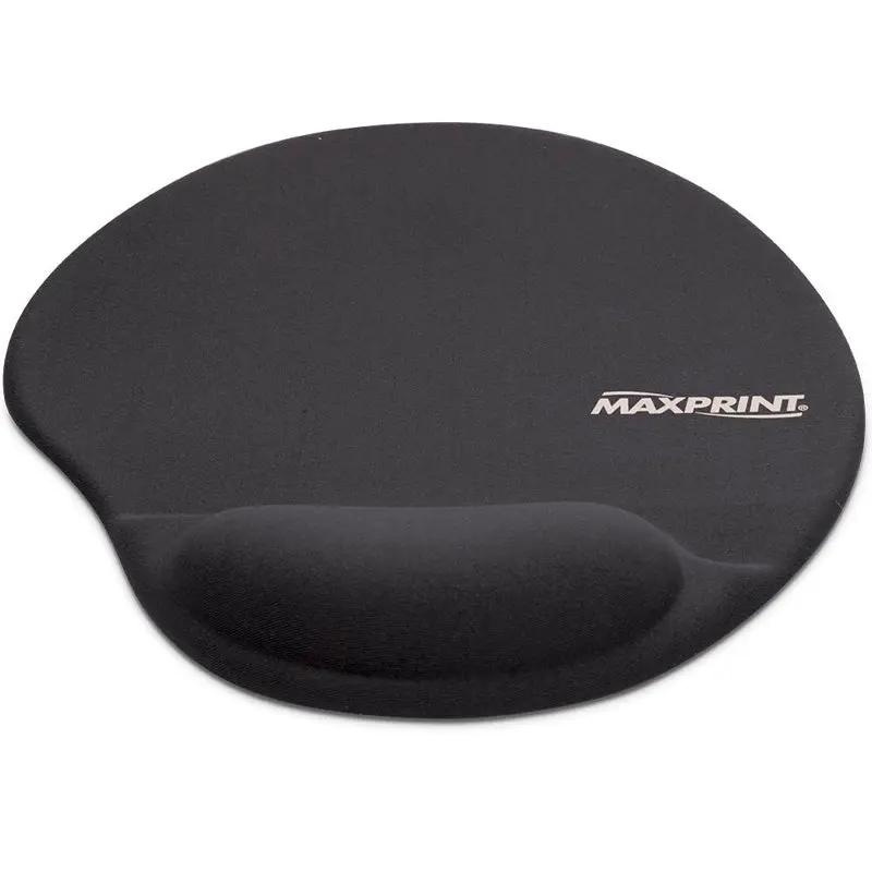 Mousepad Com Apoio De Pulso Ergonômico Em Gel Cor Preto Maxprint - 604484 Truedata