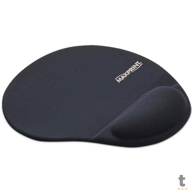 Mousepad Com Apoio De Pulso Ergonômico Em Gel Cor Preto Maxprint - 604484 Truedata