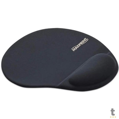 Mousepad Com Apoio De Pulso Ergonômico Em Gel Cor Preto Maxprint - 604484 Truedata