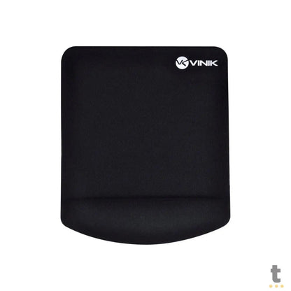 Mousepad Com Apoio De Pulso Quadrado Em Gel Vinik Preto - MPG-02P Truedata