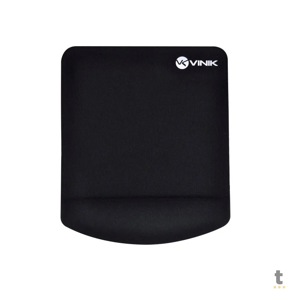 Mousepad Com Apoio De Pulso Quadrado Em Gel Vinik Preto - MPG-02P Truedata