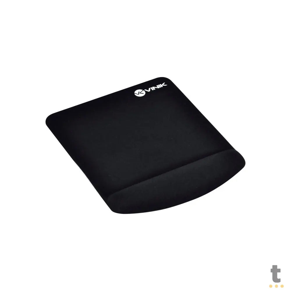 Mousepad Com Apoio De Pulso Quadrado Em Gel Vinik Preto - MPG-02P Truedata