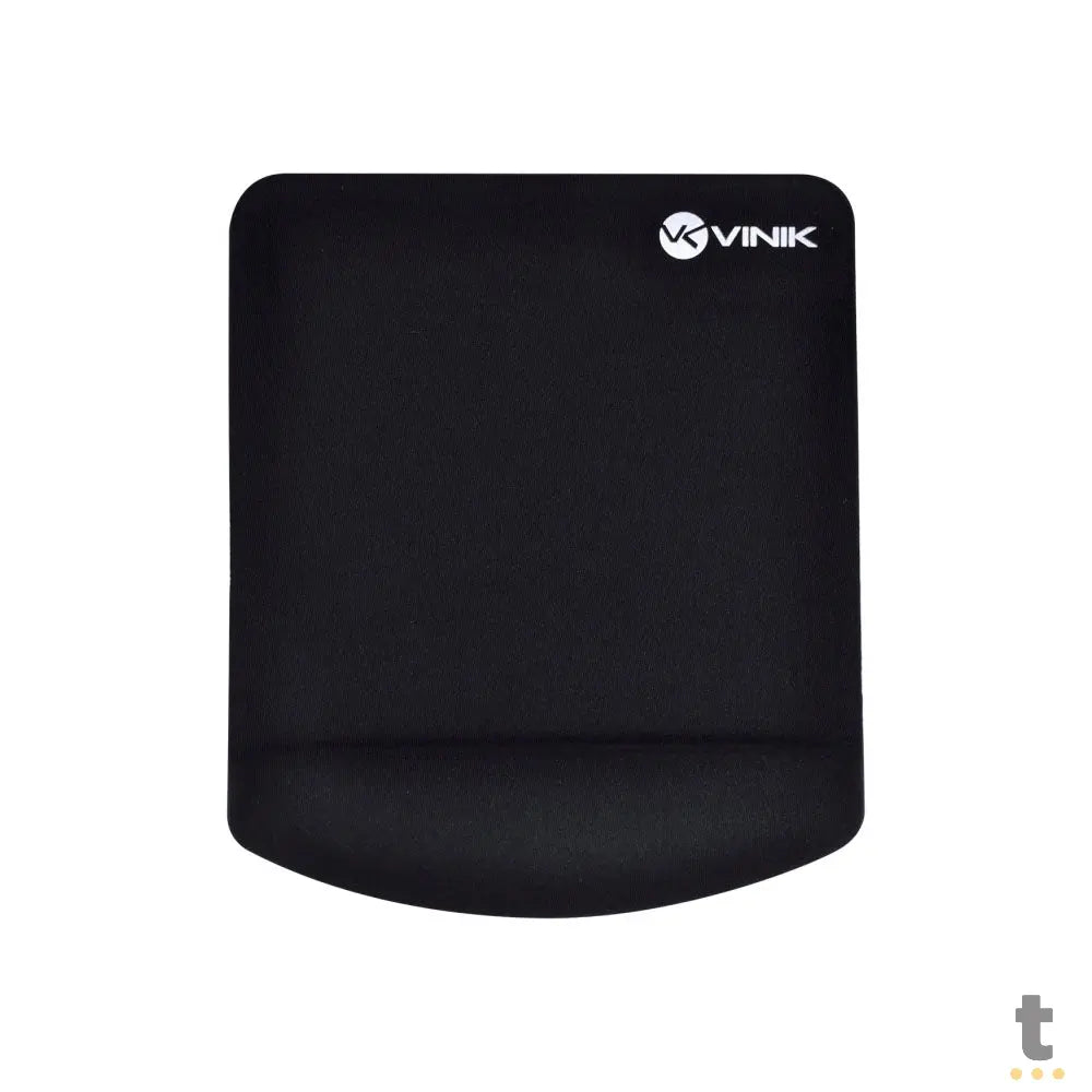 Mousepad Com Apoio De Pulso Quadrado Em Gel Vinik Preto - MPG-02P Truedata