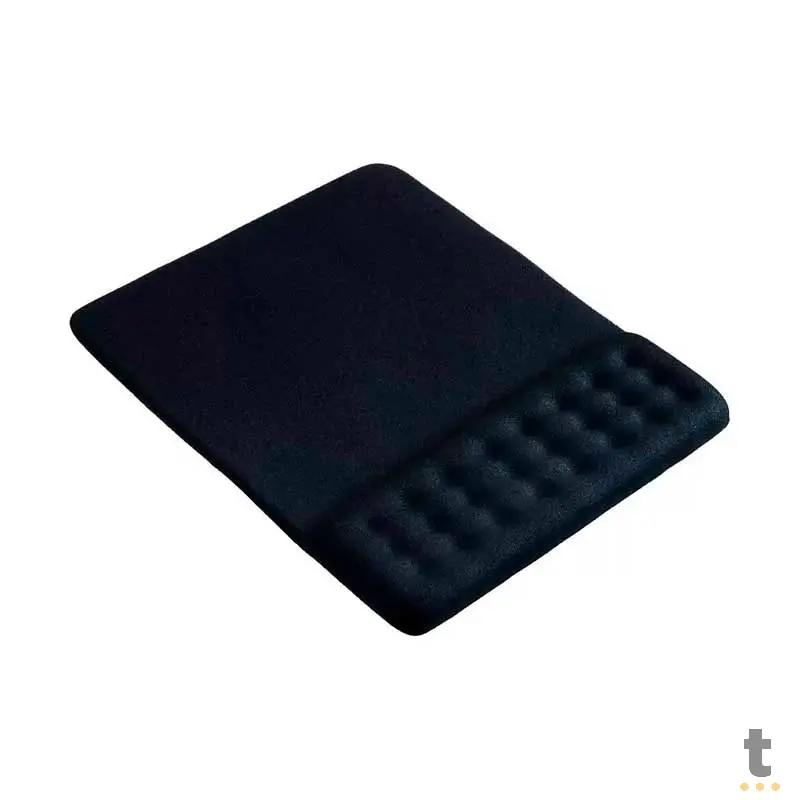 Mousepad Com Apoio em Gel Dot Quadrado Multilaser Preto - AC365 Truedata