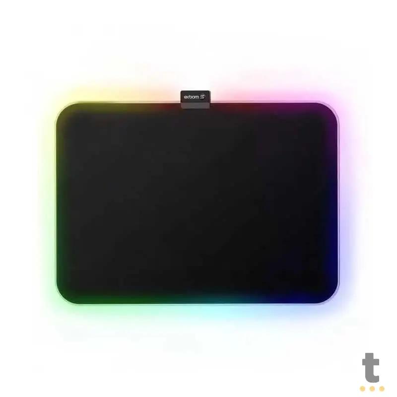 Mousepad Gamer Exbom Rgb 350x250mm - MP-LED2535 Truedata